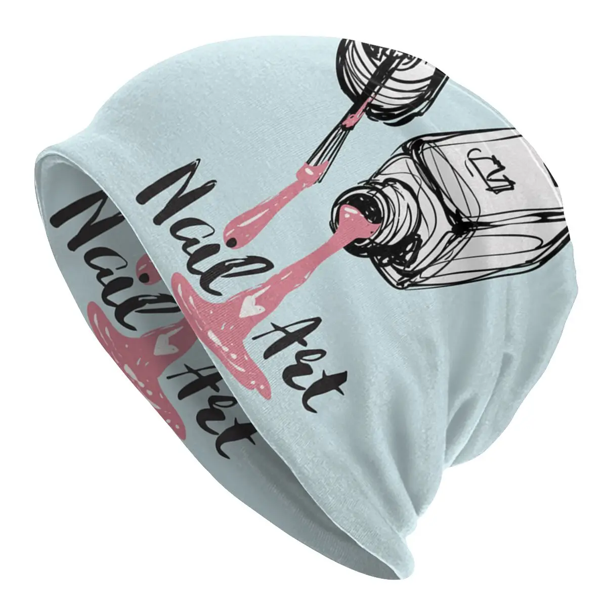 

Шапка-бини с лаком для ногтей для мужчин и женщин