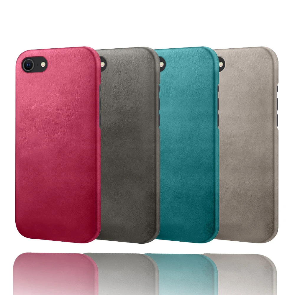 

iPhone SE 2022 Vegan PU Leather Cover For iPhone SE 2022 Funda Slim Coque For Apple SE3 SE 3 (2022) (3rd generation) 4.7" Case