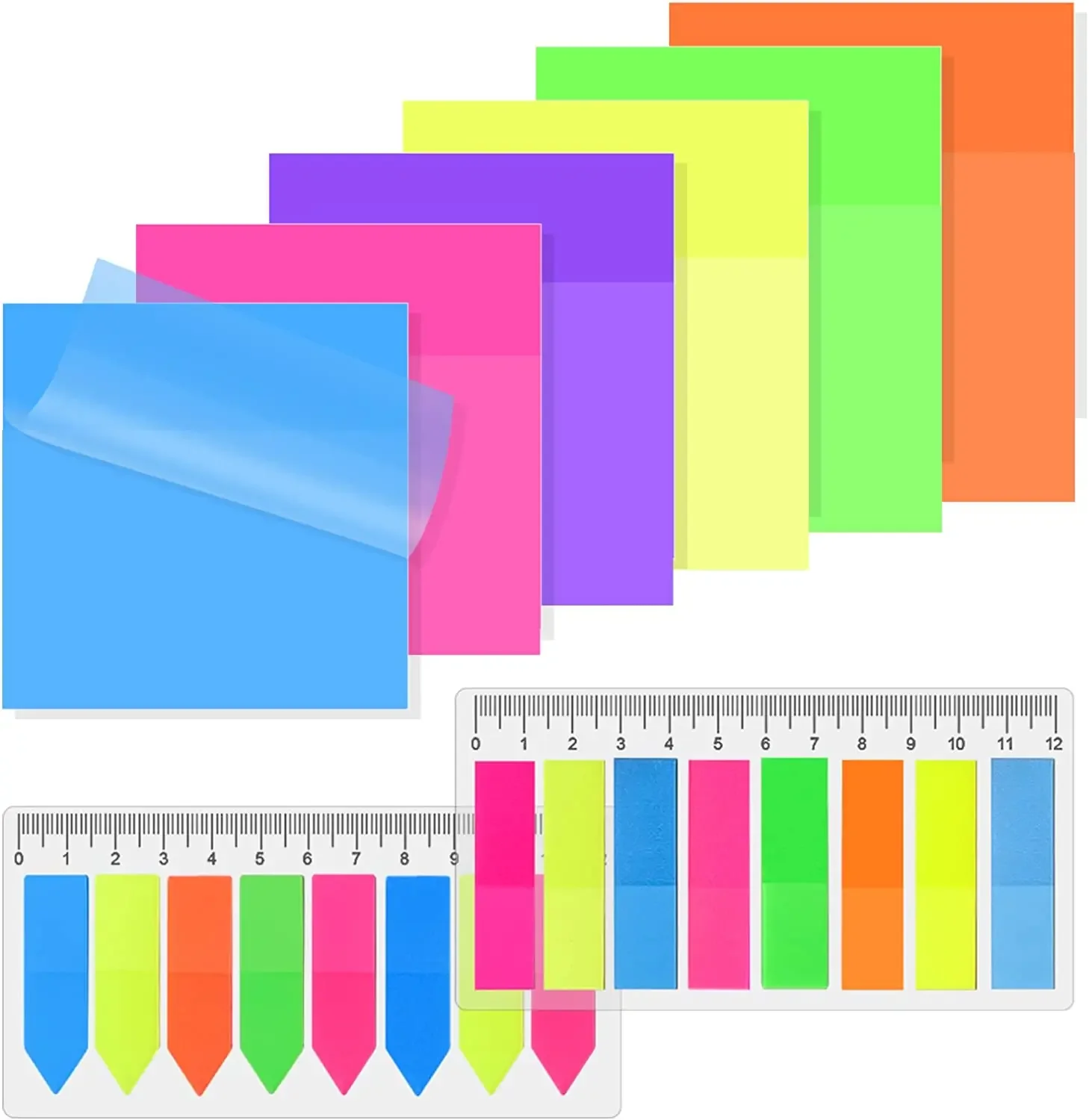 

Office Note Sticky School Tabs Pads It Transparent Stationery Notepads Journal Supplies Posted 50 Index Papeleria Sheets Posits