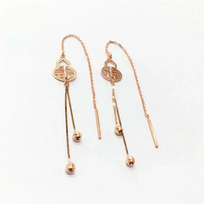 Винтажные Висячие Серьги В Форме Змея С Кубическим Цирконием Классический