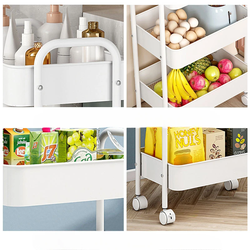Кухонные вещи Острова Аксессуары для кухни Организуйте органайзеры Тележки