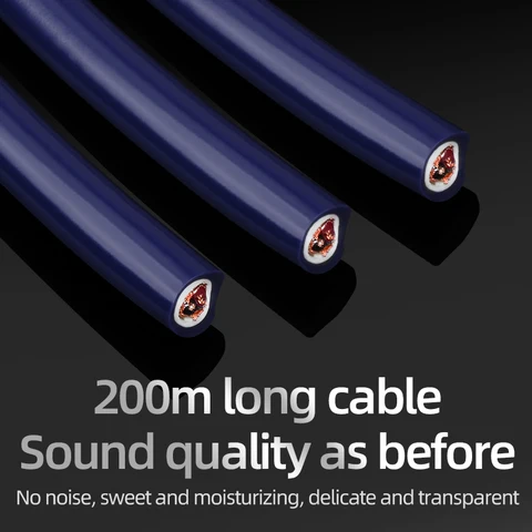 Hi-End 6N OFC HiFi аудиокабель с двойным щитком, дискретный провод для усилителя мощности, кабель постоянного тока «сделай сам»