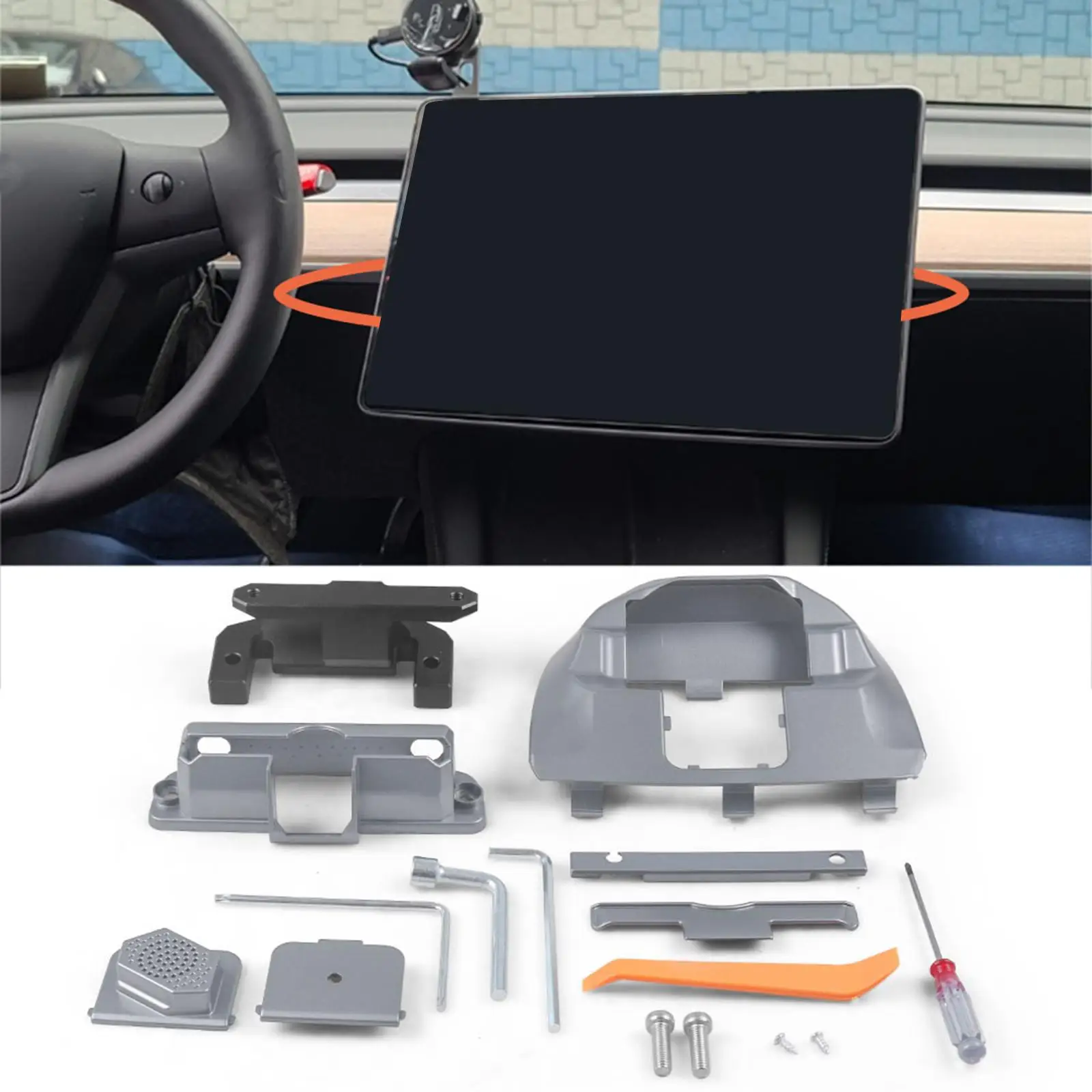 

Screen Mount 30 Degrees able , Accessories Y Automotive Car Vehicle Auto