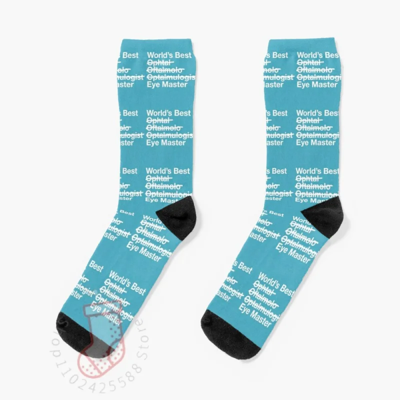 

Ophthalmologist Gift - Worlds Best Eye Master - OpthalmologySocks Thermal Gift For Men and Women Teens Socks Anime Socks