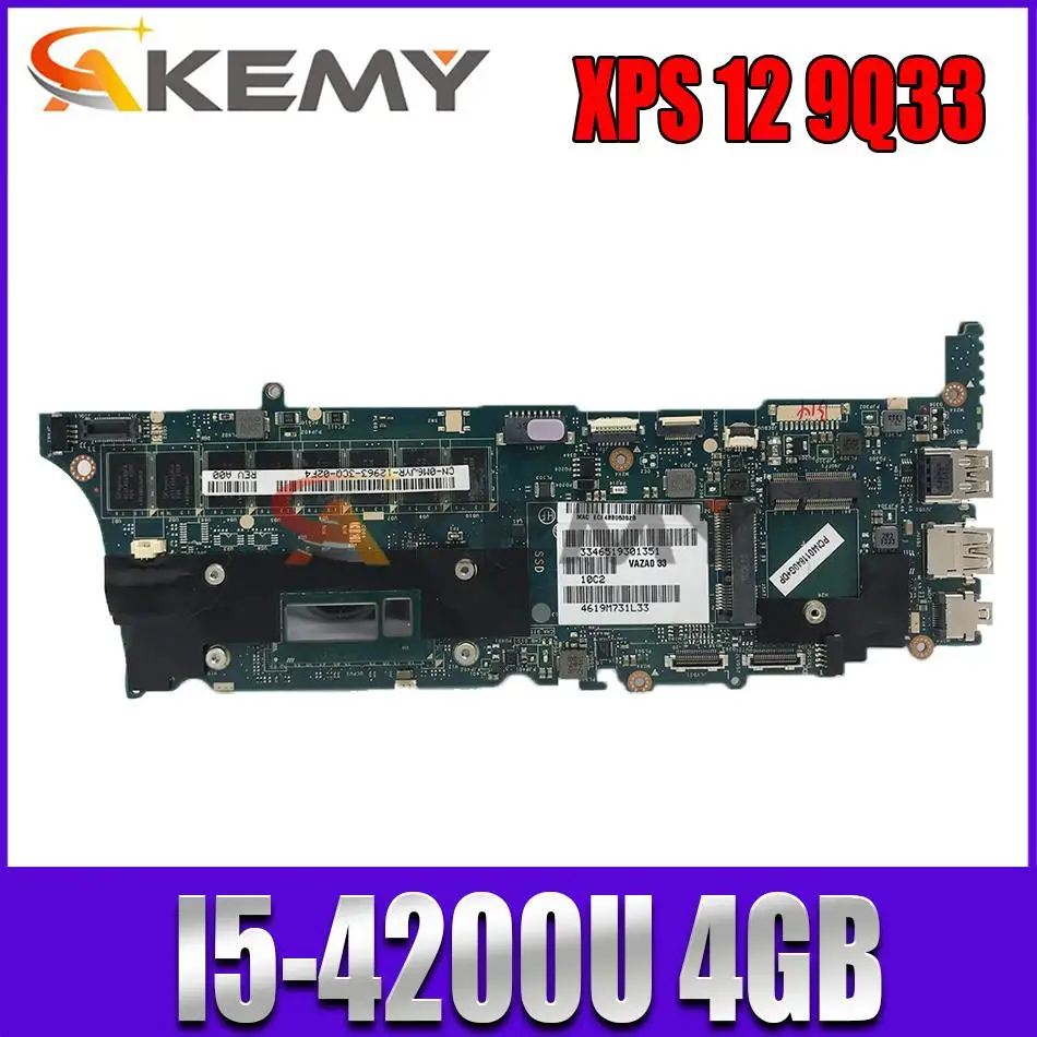 Оригинальная материнская плата для ноутбука DELL Studio XPS 12 9Q33 I5-4200U процессор 4 Гб ОЗУ