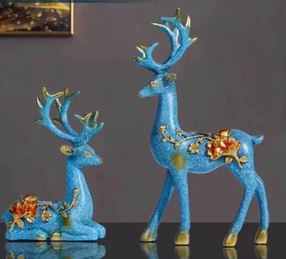 

2 шт., декоративная подставка в виде оленя