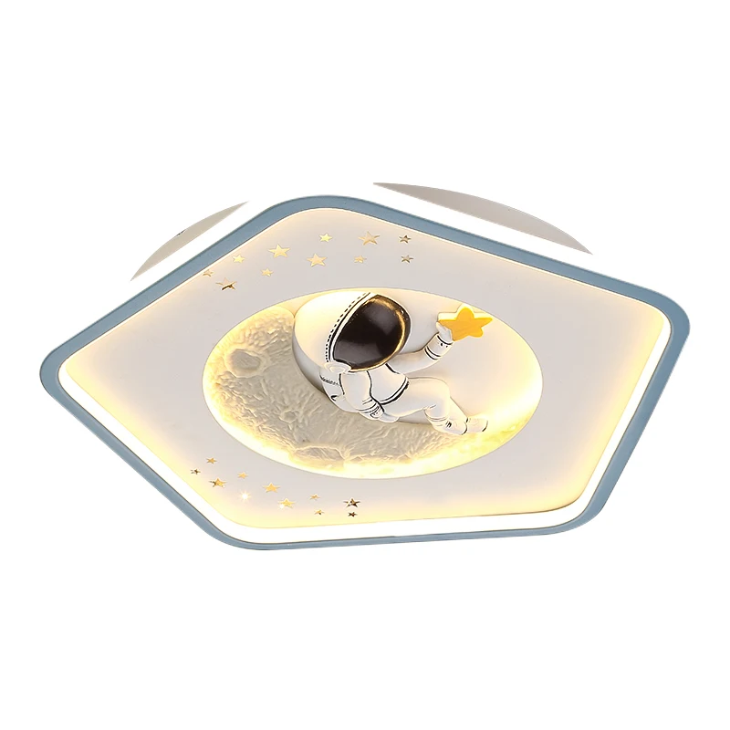 Новая Потолочная Люстра для детской комнаты мультяшный Кот астронавты космонавт