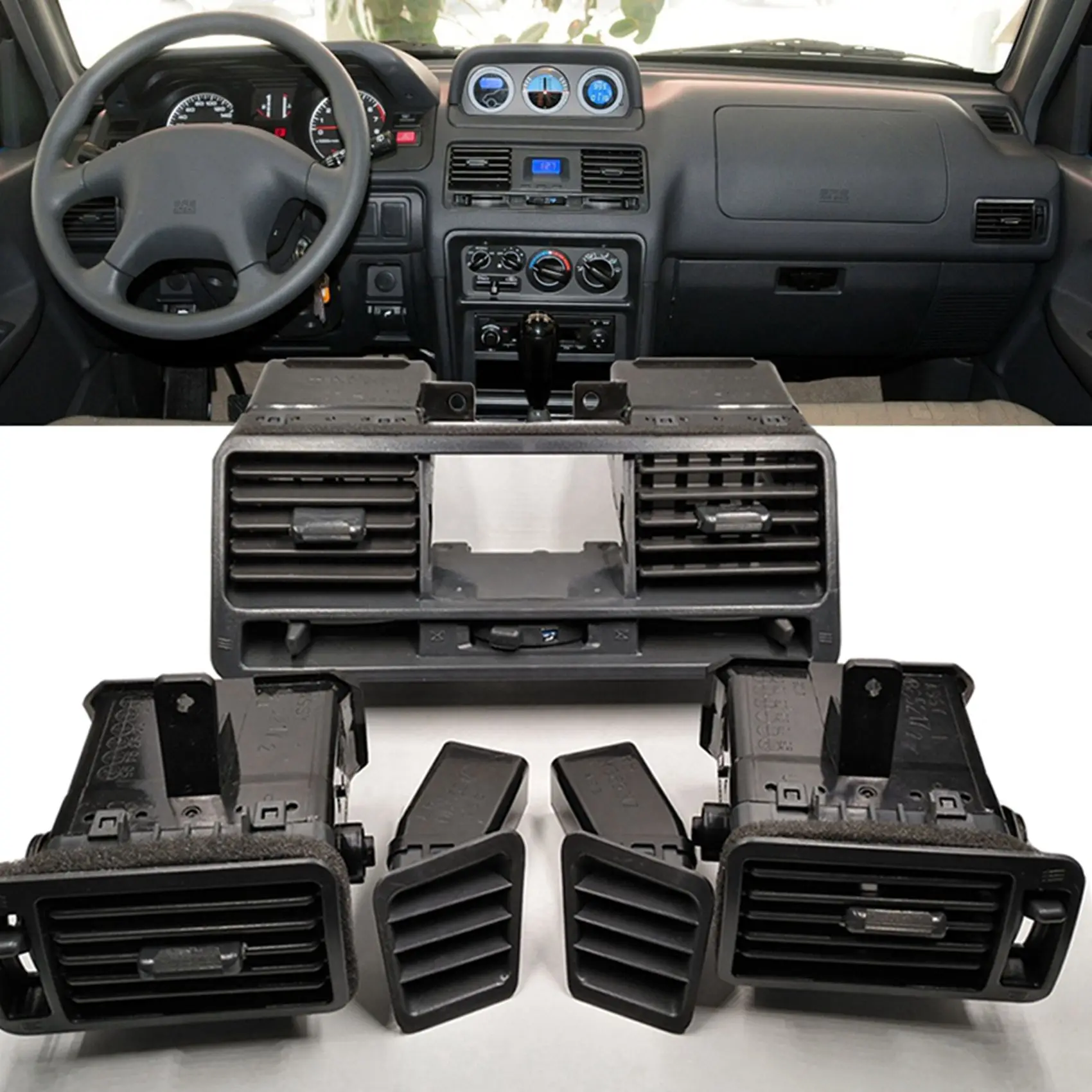 

10X Dashboard AC Air Conditioning Vent Outlet Kits MR308038 for Mitsubishi Pajero Shogun Montero V31 V32 V33 1998-2016