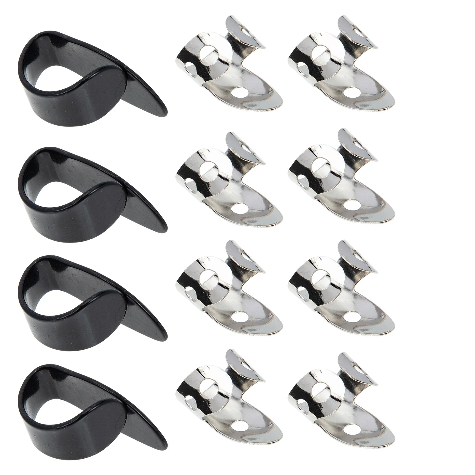 

Pick Finger Cot Picks Stainless Steel Guitar Bass Practical Caps Practice Tool Electric Accessories Durable Ukulele