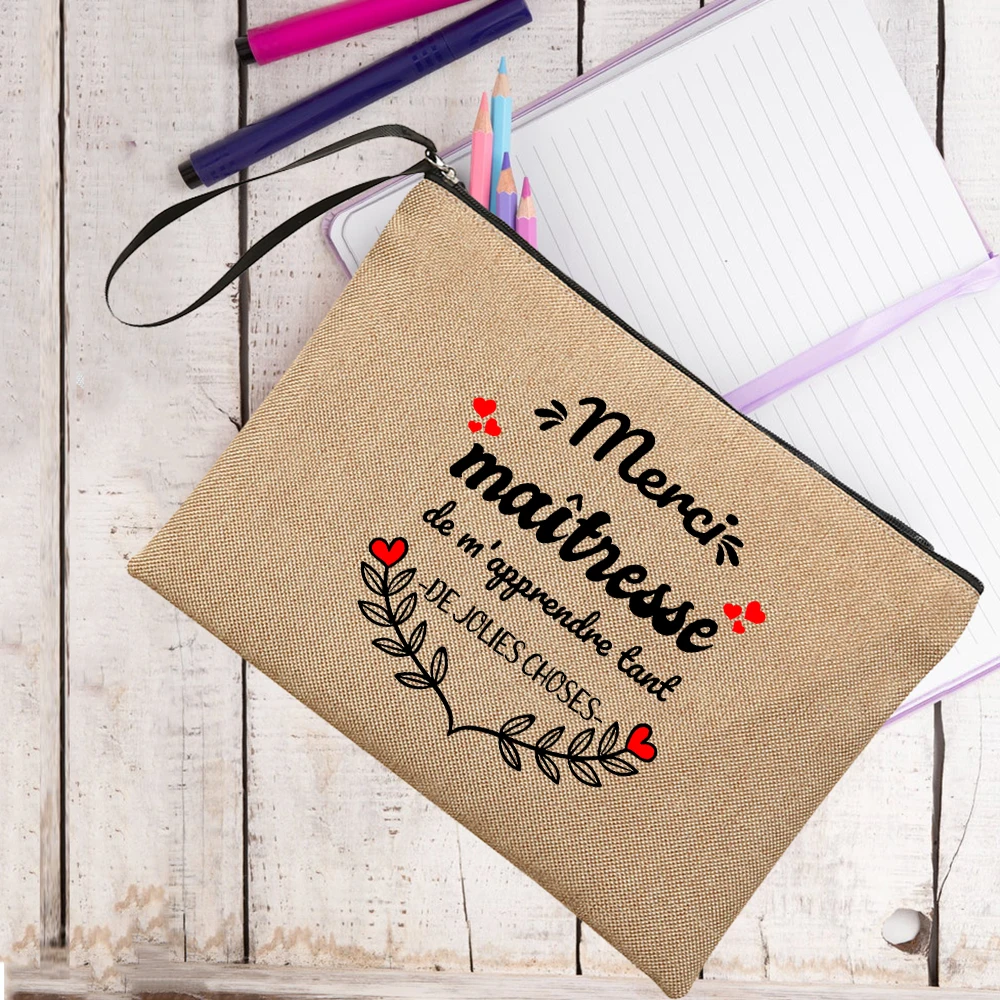 Спасибо хозяйка сумка для макияжа учитель спасибо хранения учителя косметичка