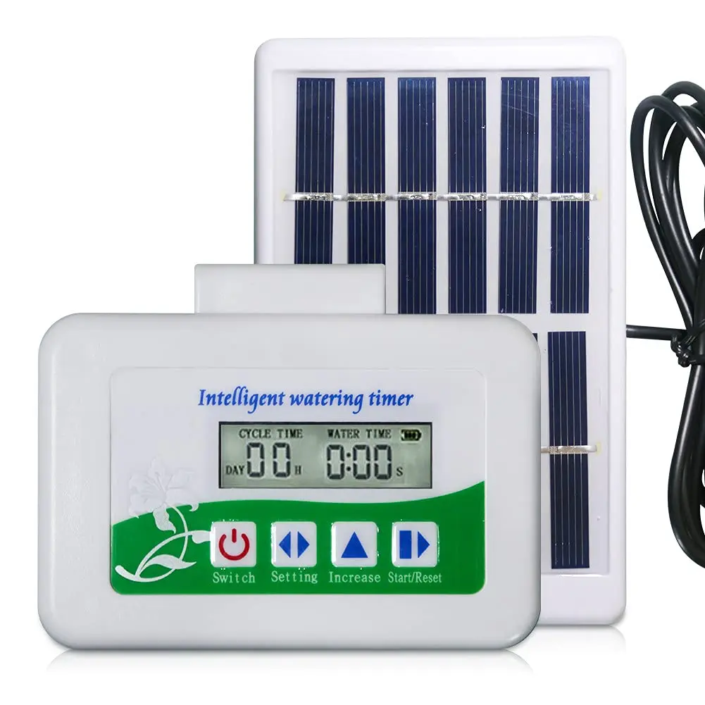 LJXUpgrade Smart Water Pump Solar Garden Automatic Watering Device Outdoor Plants Self Drip Irrigation Solar