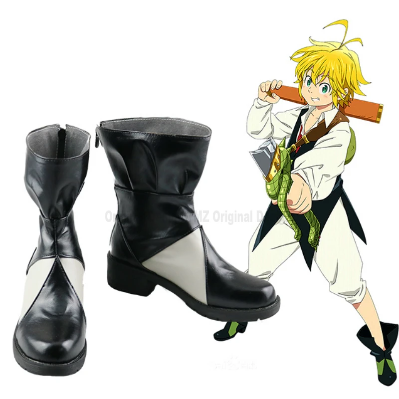 

The Seven Deadly Sins Dragon's Sin of Wrath Meliodas Characters Anime Costume Prop Cosplay Shoes Boots