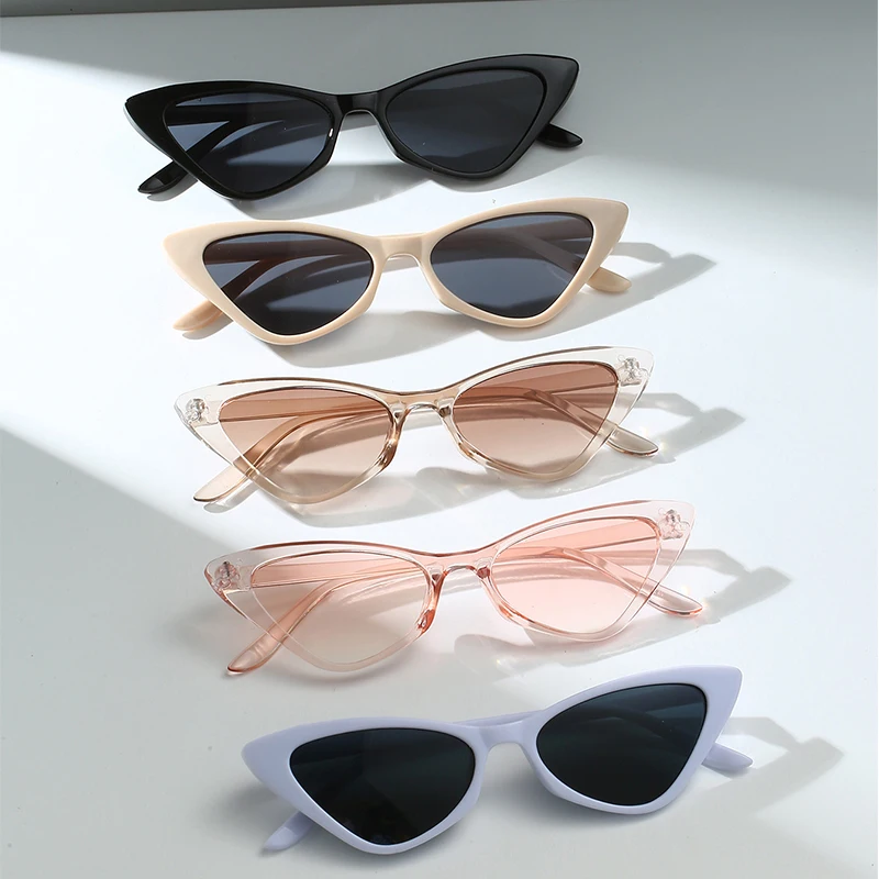 Модные Солнцезащитные Очки кошачий Глаз Uv400 С Градиентными Линзами Для Мужчин И