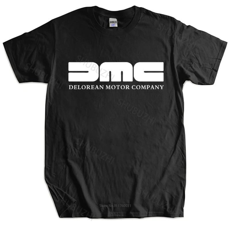 

New fashion t-shirt cotton tees Unisex DMC DeLorean T-Shirt Back To The Future Retro Mcfly mens brand tshirt male gift tops
