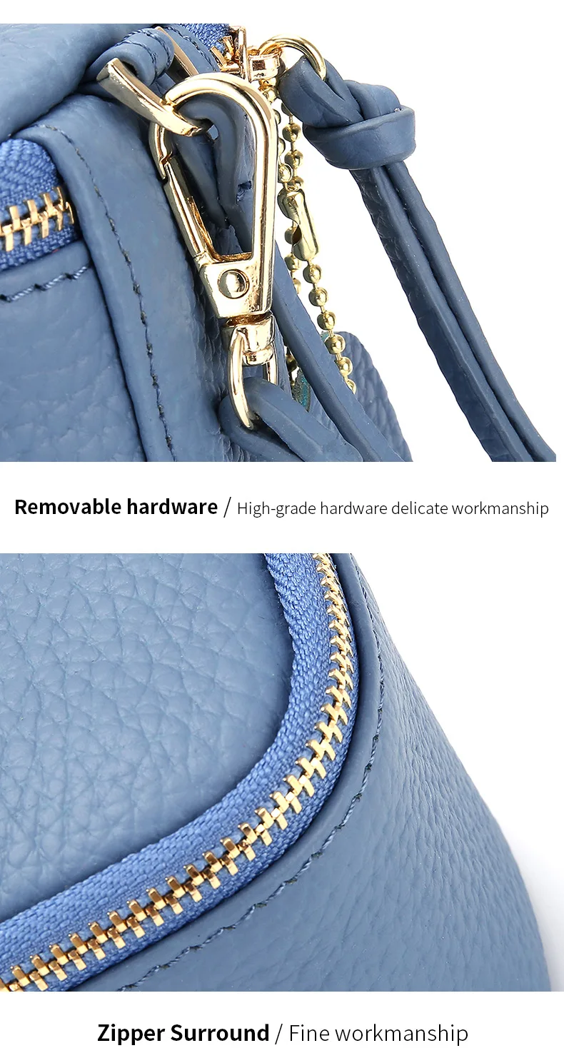 URBAN MASTER Cosmetic Bag Lipstick Purse Fashipn Air Cushion Genuine Cow Leather Women Coin Purses Mini Designer Luxury Wallet