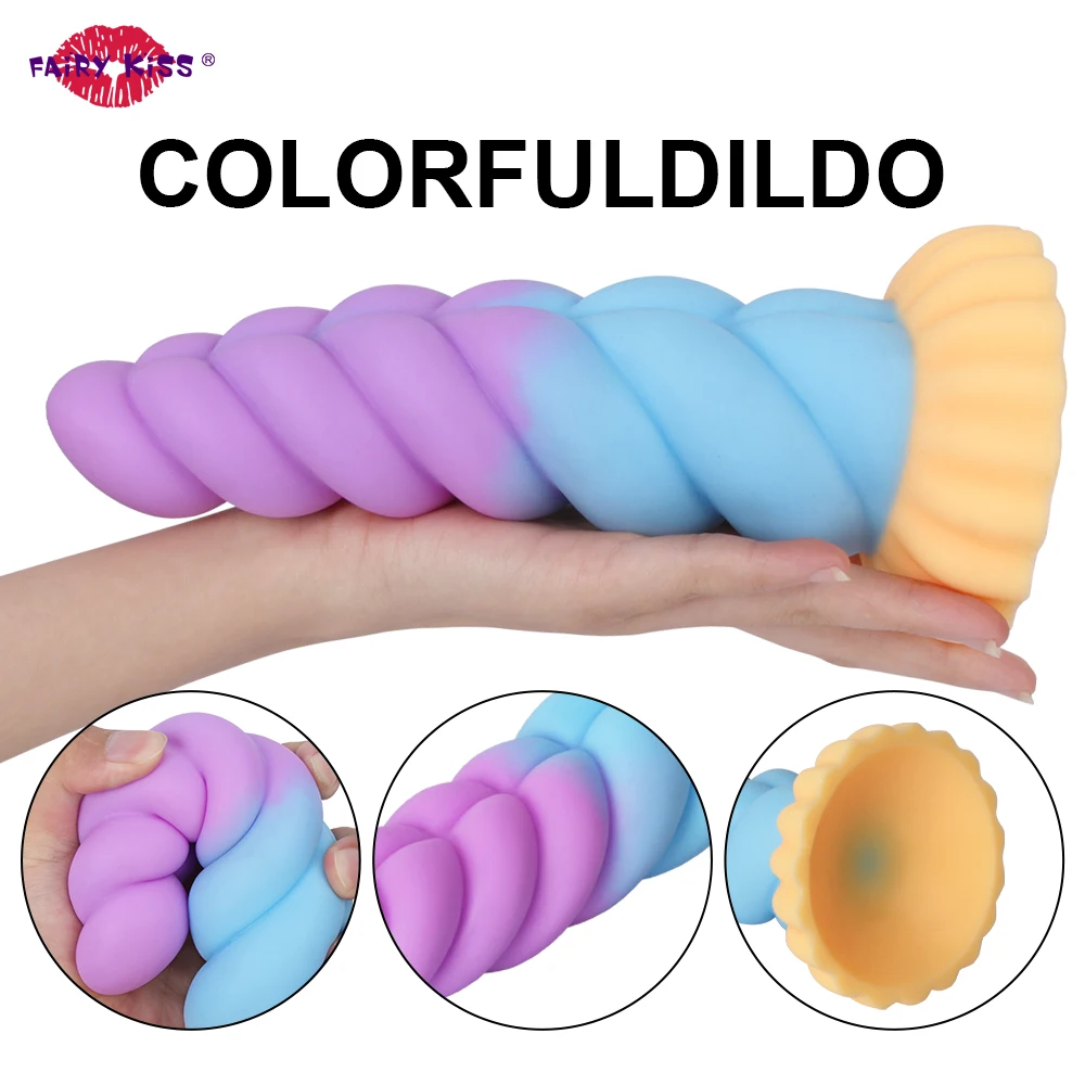 Силиконовый большой фаллоимитатор для женщин и девочек мягкие ощущения кожи