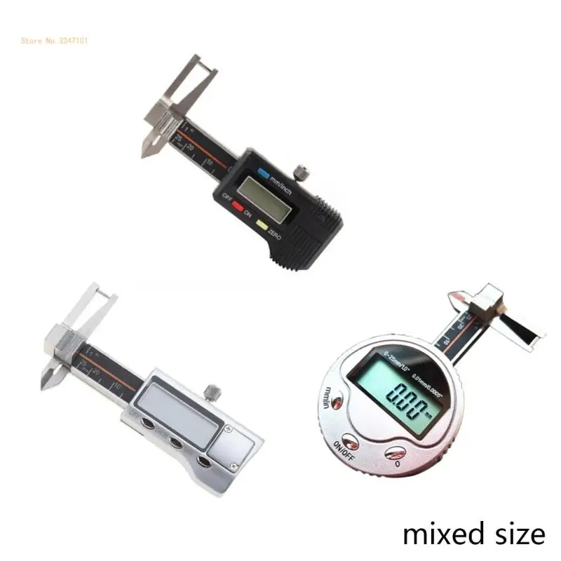 Цифровой штангенциркуль Venier 3 стиля из нержавеющей стали алмазный манометр 0-25 мм