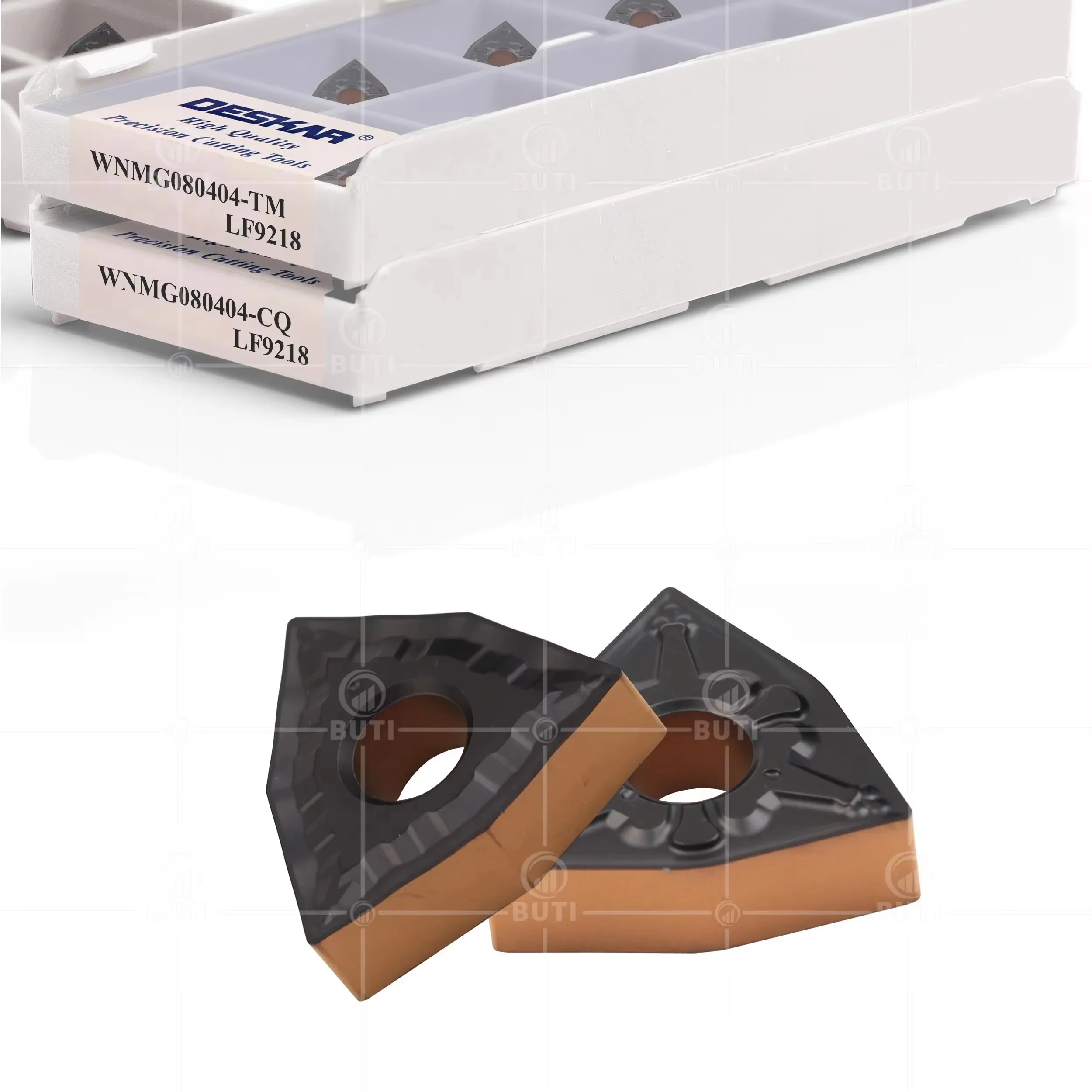 

Лезвие токарного станка с ЧПУ WNMG080404 WNMG080408 WNMG080412 HQ TM CQ PR CM PM R-S L-S LF9218 DESKAR 100% оригинал, двухцветная обработанная сталь