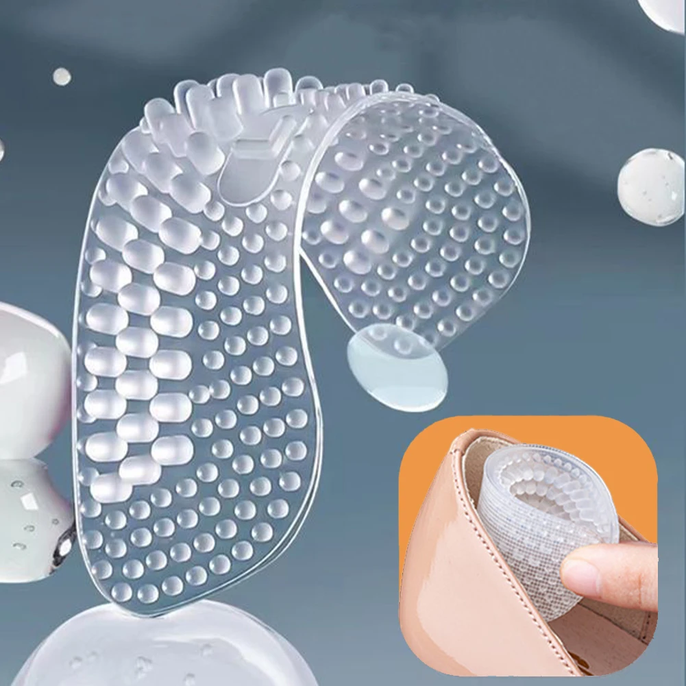 

1Pair Heel Stickers Silicone Heel Grip for Women Men Anti Slip Heel Cushions Shoe Inserts Pads Foot Heel Care Protector