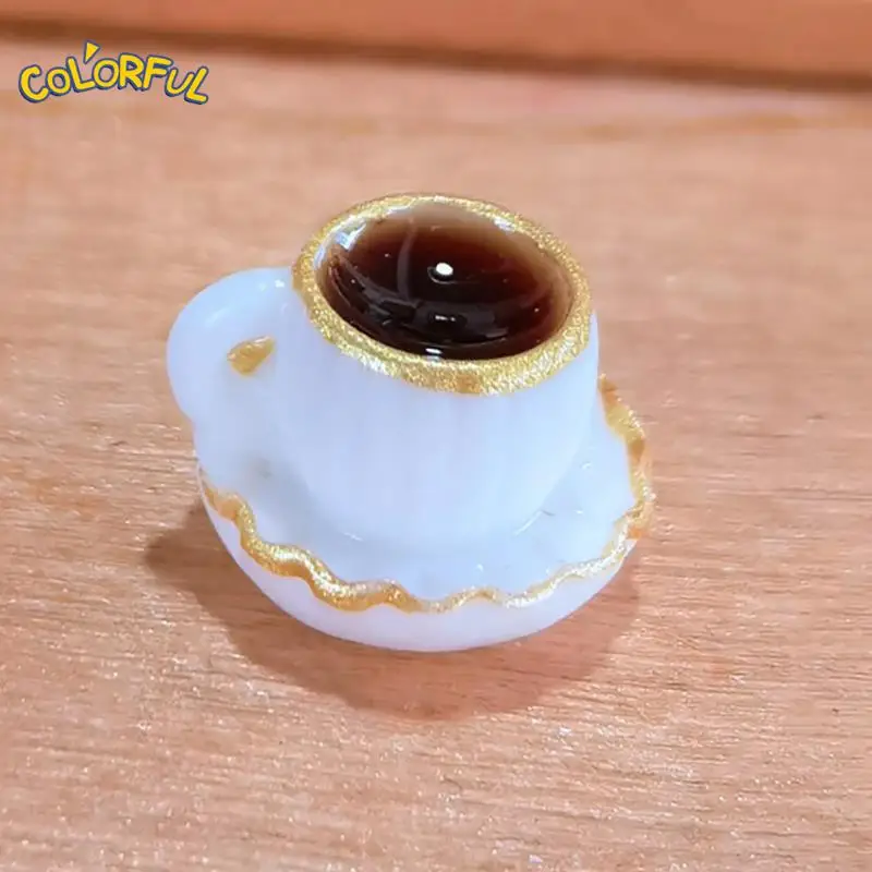 

1PC Doll House Mini Home Decoration Mini Coffee Cup Shooting Scene Props Doll House Decoration miniature dollhouse coffee
