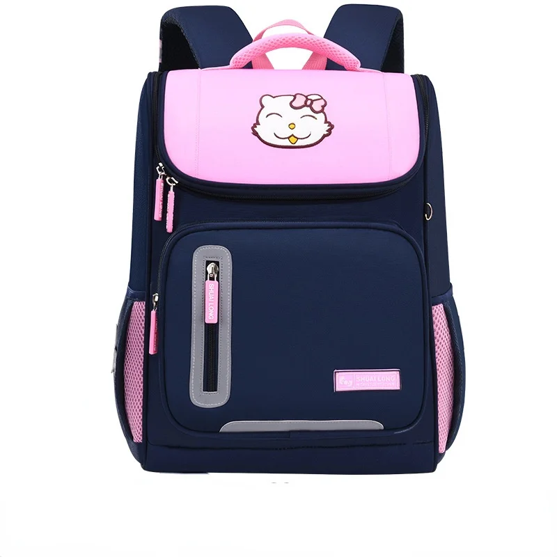 Детские школьные ранцы для девочек, ортопедический рюкзак принцессы для начальной школы
