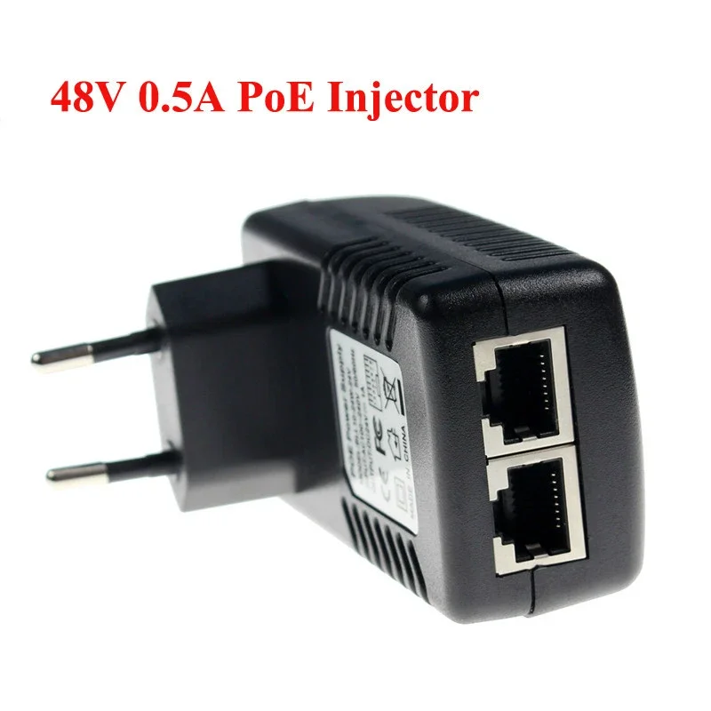 

POE сетевой адаптер для системы видеонаблюдения, инжектор с питанием по Ethernet, для IP-камер, телефонов