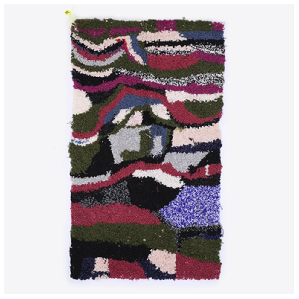 

Adults crafts Latch hook rug kit for adults Carpet embroidery with printed pattern Stripe Hobby stuff Home decoration