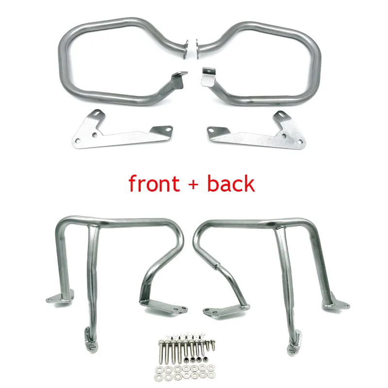 Motorcycle Highway Front&Rear Engine Guard Bumpers Crash Bar Stunt Cage Protector For BMW R1250RT R1250 RT R 1250 RT 2018-2022 enlarge