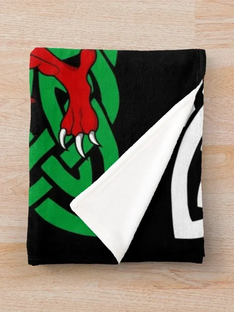 Одеяло Y Ddraig Goch для Хэллоуина роскошные дизайнерские Рождественские