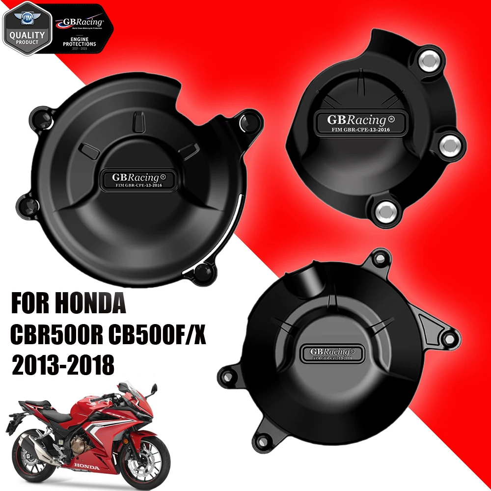 

Motorcycles Engine cover Protection case For case GB Racing For HONDA CBR500R CB500X CB500F 2013-2018 Engine Covers Protectors