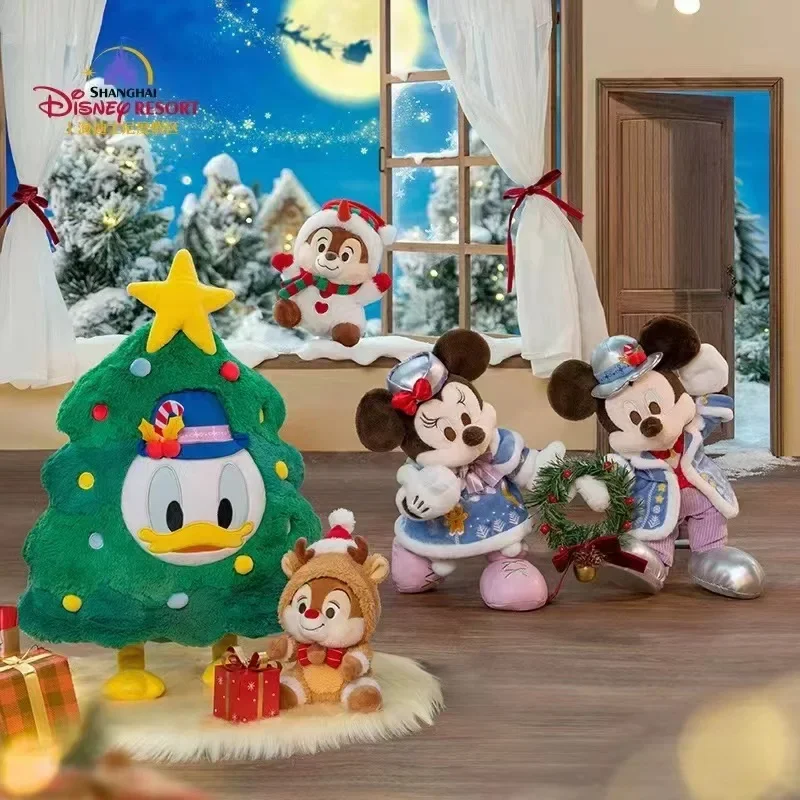 Фото 55 см Disney Дональд Дак Микки Маус кукла Рождественский мультфильм плюшевая игрушка милая мягкая коллекция каваи детский подарок на день рождения №2