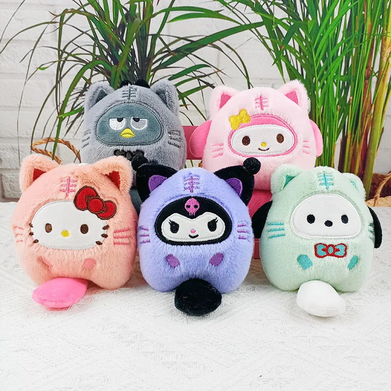 MINISO плюшевая кукла Sanrio брелок Kuromi с большими ушками собака автомобильный Katie Cat