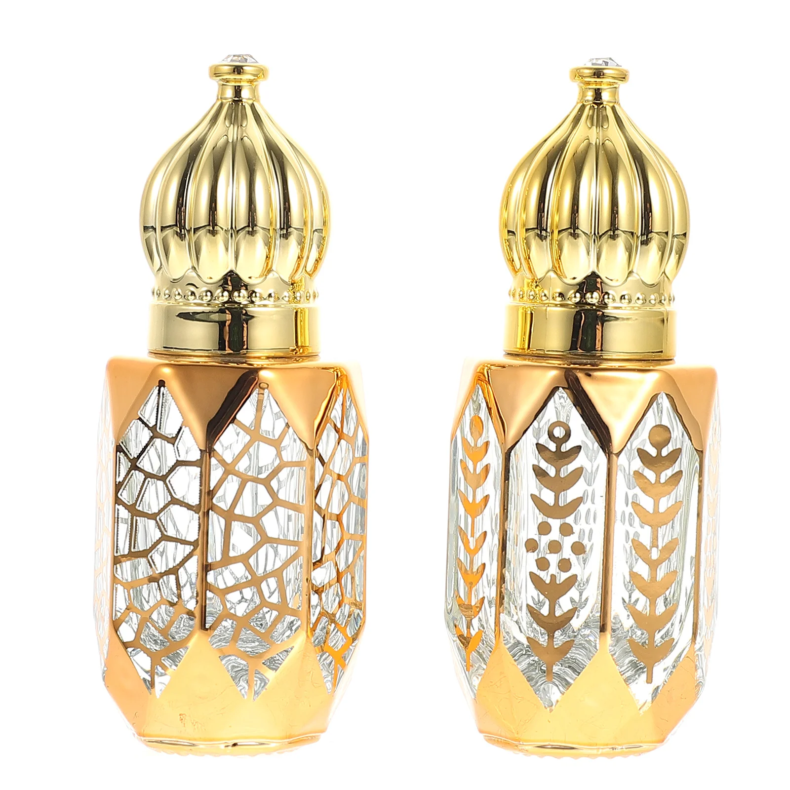 

2pcs Multipurpose Sub Bottles Portable Roller Bottles Sub Package Bottles