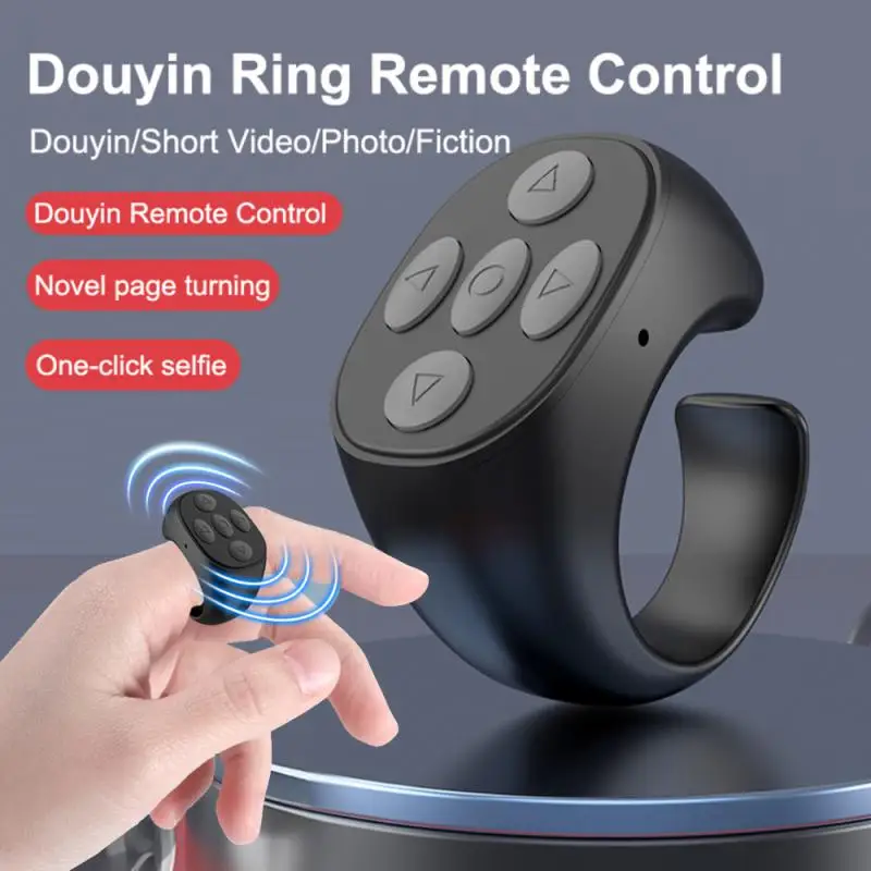 

Mini Wireless Bluetooth Remote Controller Button Self-timer Camera Stick Shutter Release Phone Page Turning Selfie Controller