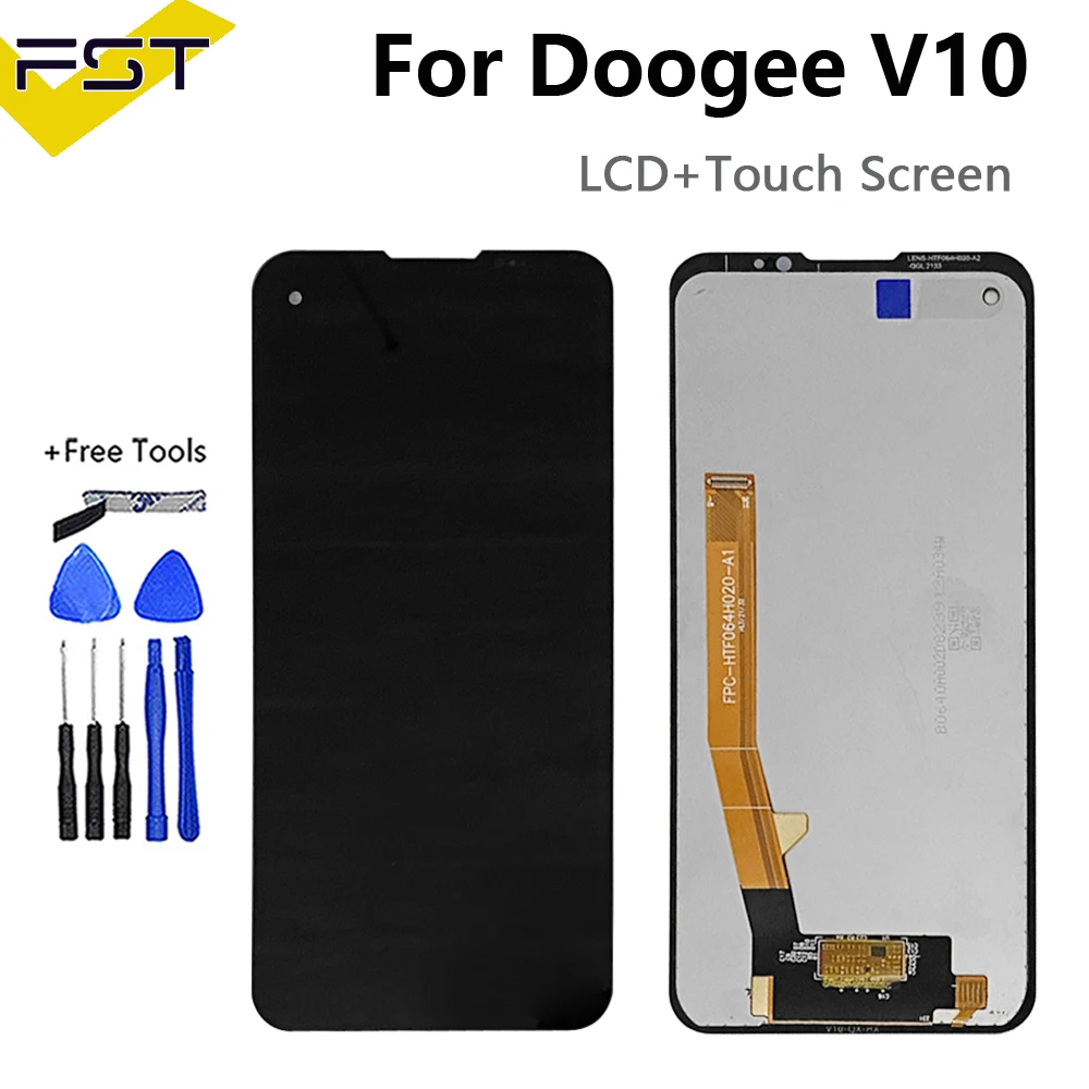 Оригинальный ЖК-дисплей для Doogee V10 V11, ЖК-дисплей для Doogee V10, запчасти для ремонта экрана ЖК-датчика