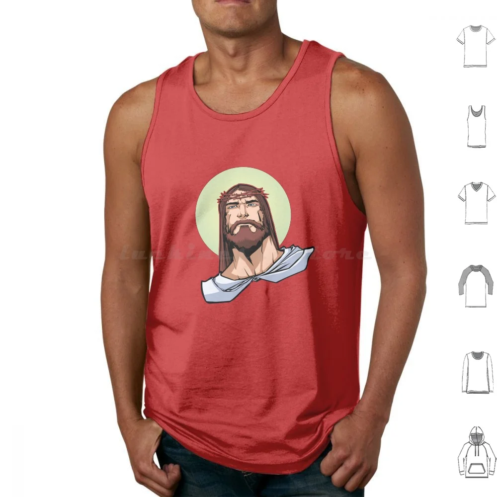 

Jesus Is My Superhero Cute Powerful Christian Tank Tops Vest Sleeveless Jesus Superhero Jesus Is Reps For Jesus Jesus
