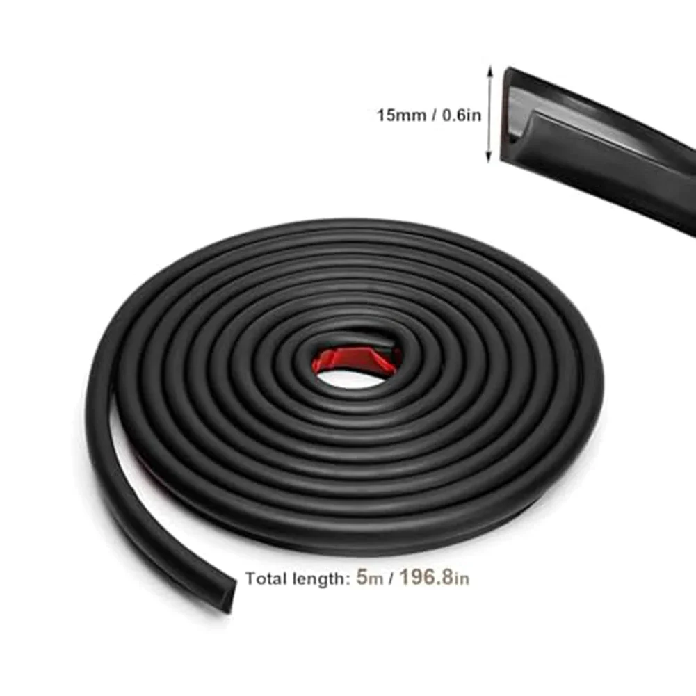 5 м для каравана, дома на колесах, кемпера для автомобилей, автофургонов, желоба, защита от дождя, капельная остановка, аксессуары для кемпера, высота 1/2 дюйма, капельная направляющая J-образной формы