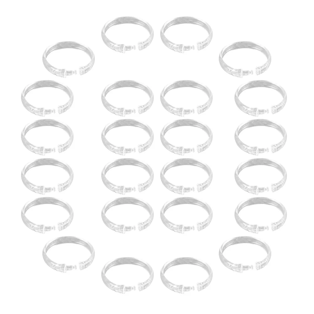 

Curtain Rings Drapery Shower Clips Clip Hanger Hooks Hook Hangers Drapes Bathroom Hanging Rod Loop Heavy Duty Windowround Ring