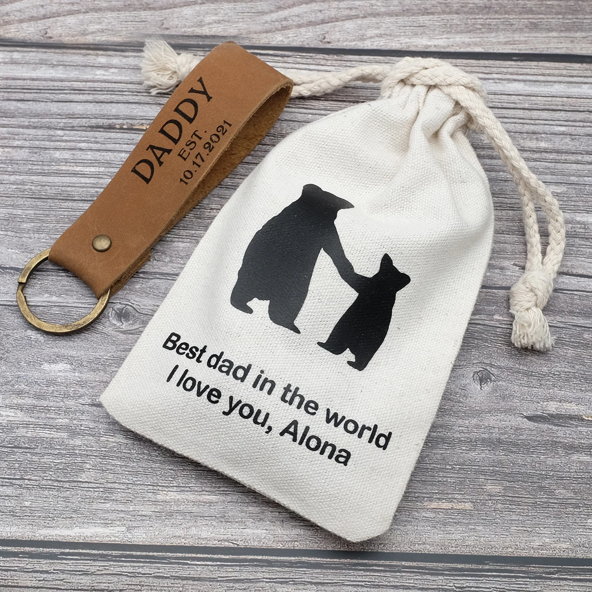 Рисунок 5 - Кожаный брелок для ключей с гравировкой для мужчин