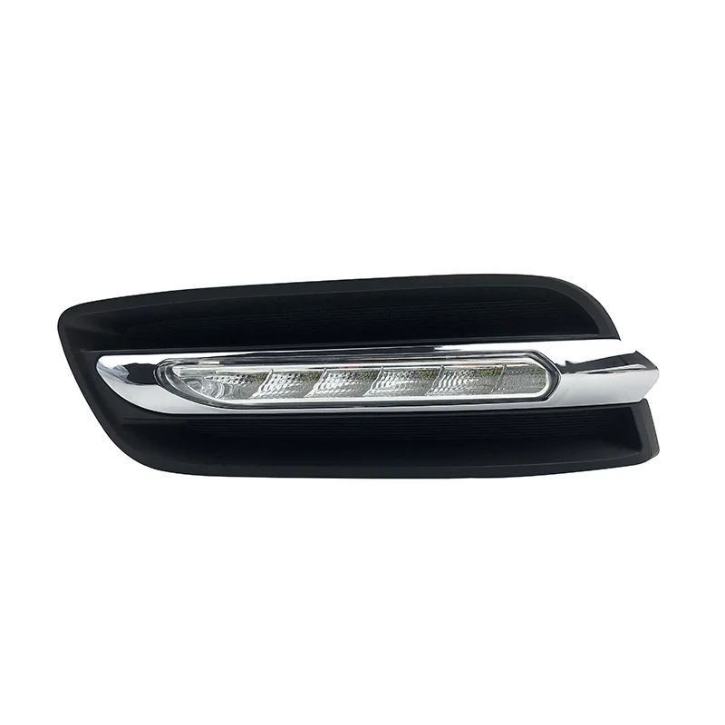 Фото Для Nissan Teana Altima 2011 2012, светодиодные дневные ходовые огни, передний бампер, противотуманные фары, крышка DRL, динамические поворотные сигнальные фары дальнего света №4