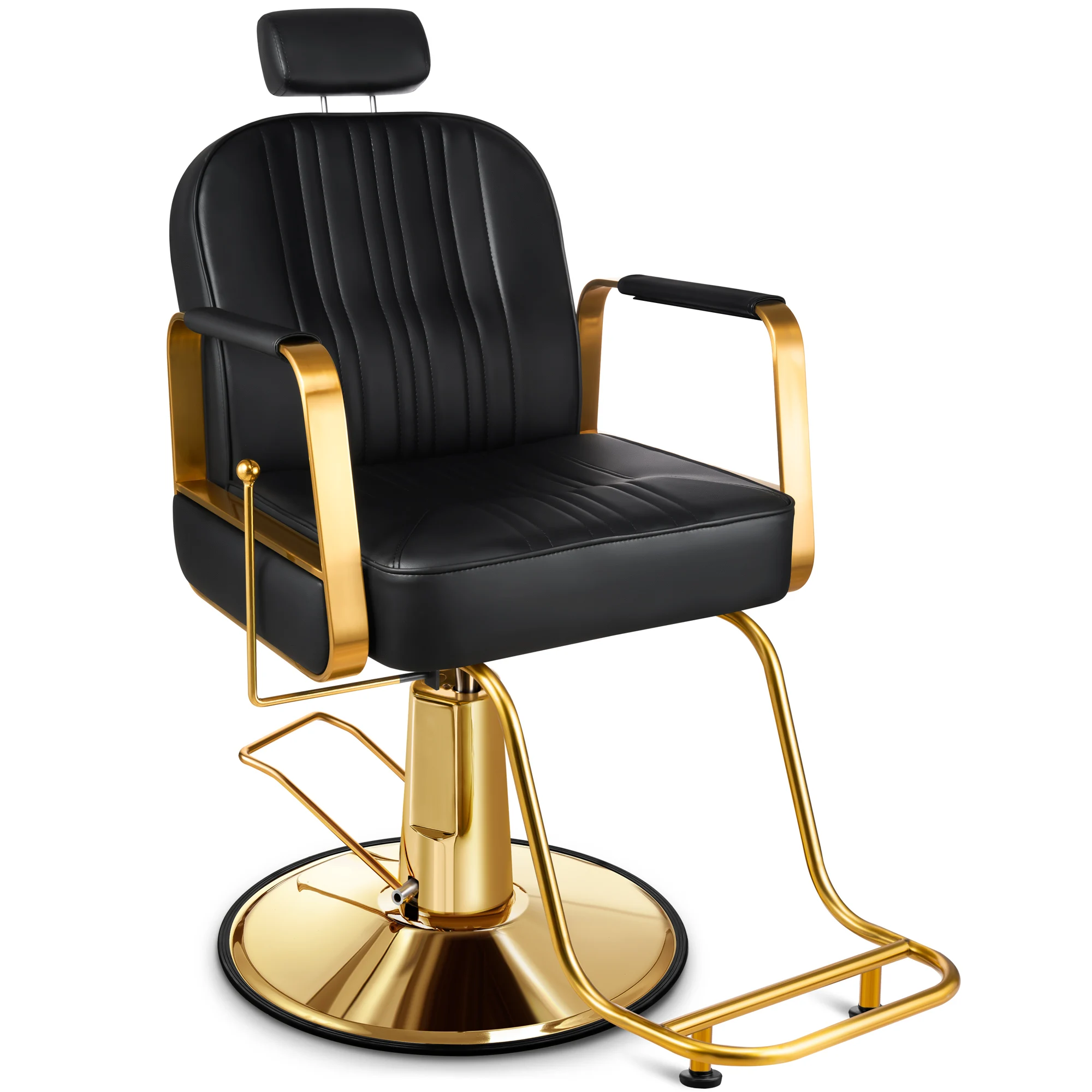 Reclining Salon Chair For Hair Stylist, All-purpose Hair Chair With Hydraulic Pump, Profession Hair