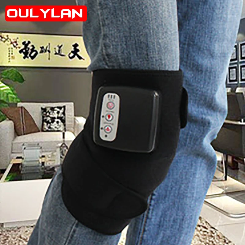 

Wireless Heating Vibration Massager Built in Battery Portable Heat Knee Massager Far Infrared Joint Brace Support Back Shoulder