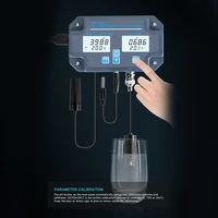 6 in 1 professional water tester portable pool pond fishtank aquarium temperature analyzer multifunctional eu plug
