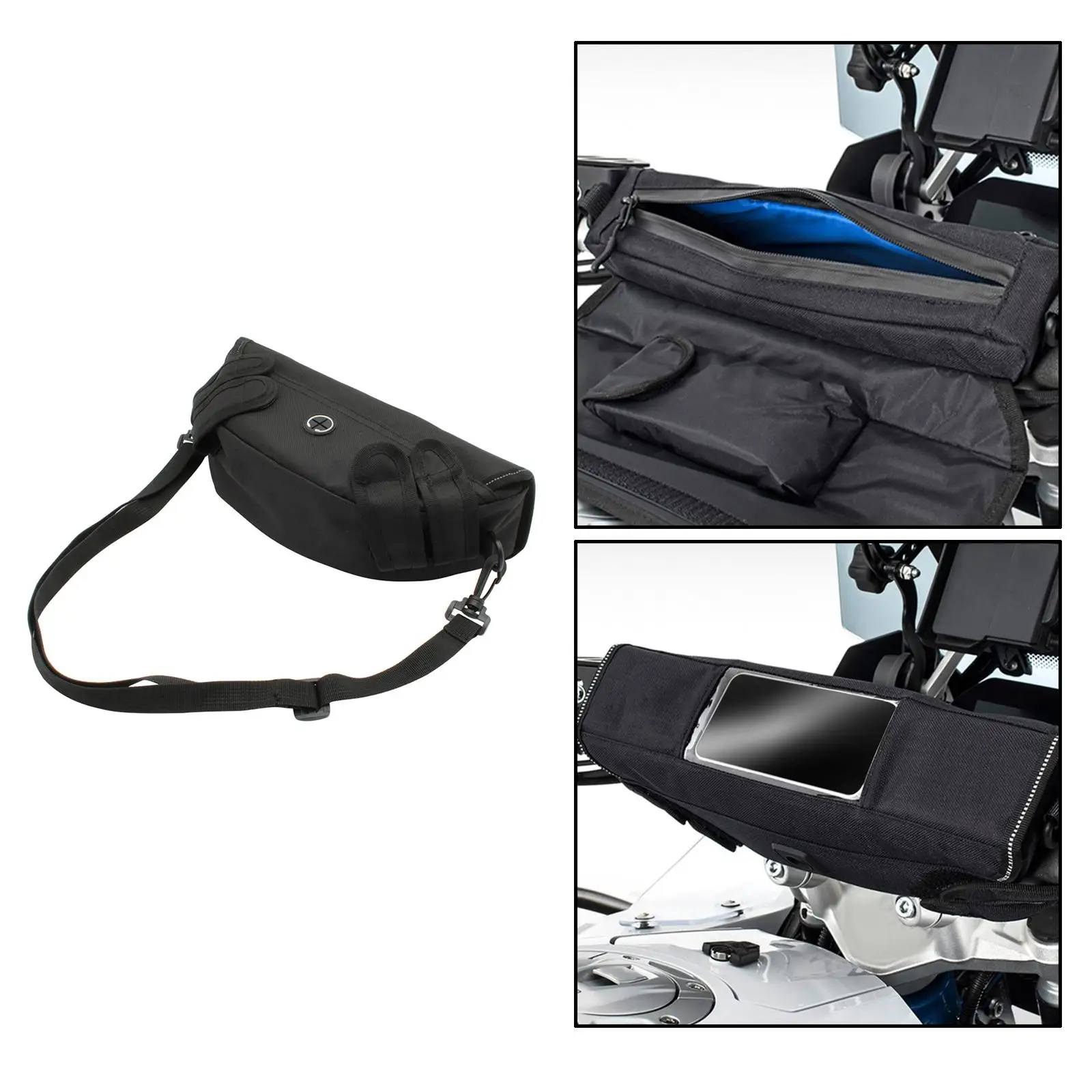 

Stylish Motorcycle Handlebar Bag for VFR1200X Motorbike Replace Acc