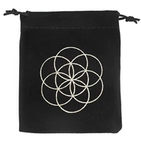 tarot card bag tarot cards dice storage bag velvet jewelry pouches with drawstrings board game embroidery drawstring tarot bag