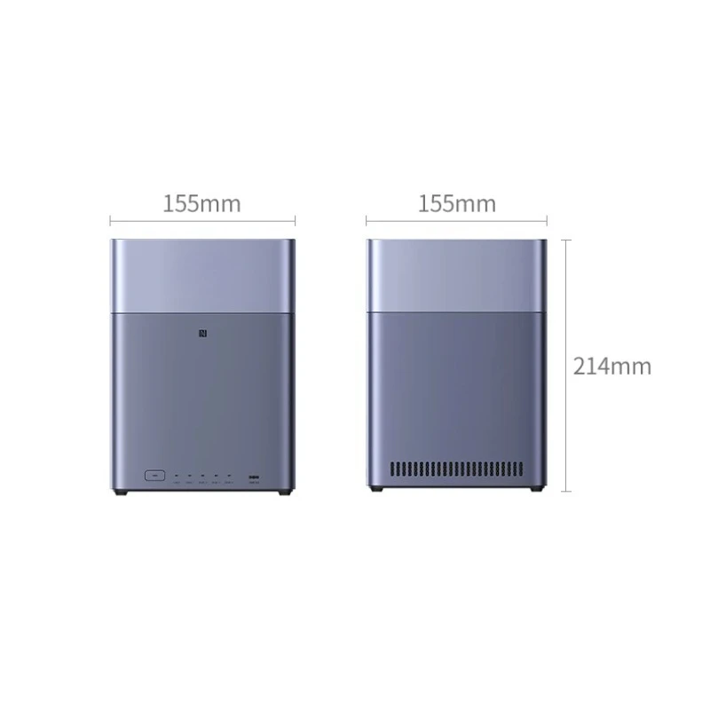 Фото 【Хит продаж】UGREEN DH4300 Plus Mini Home NAS AI Rockchip Octa Core A55-A76 8GB LPDDR4X 4 слота SATA HDD SSD NFC RJ45 2.5GbE Netw №3