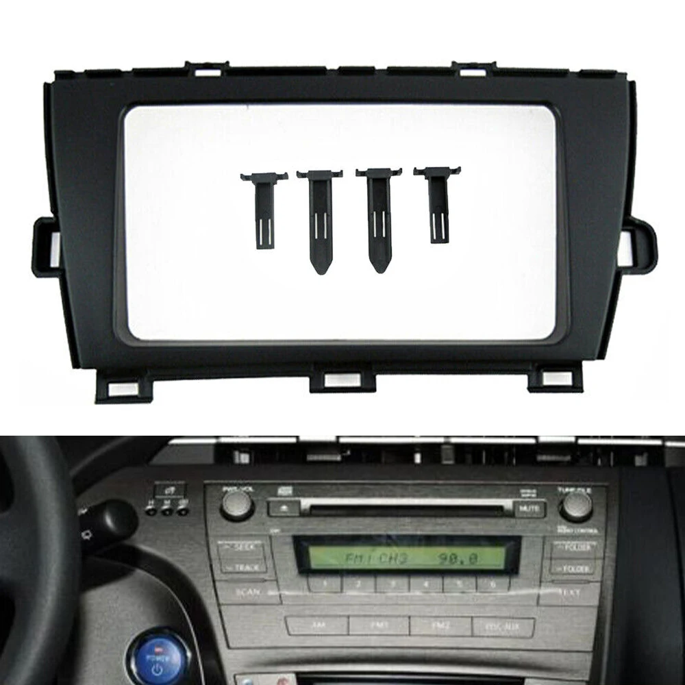 

Car Radio Fascia Fit for Toyota Prius 2010-2015 Stereo Panel Audio Refit Installation Surround Trim Frame Dash Kit Facia Cover