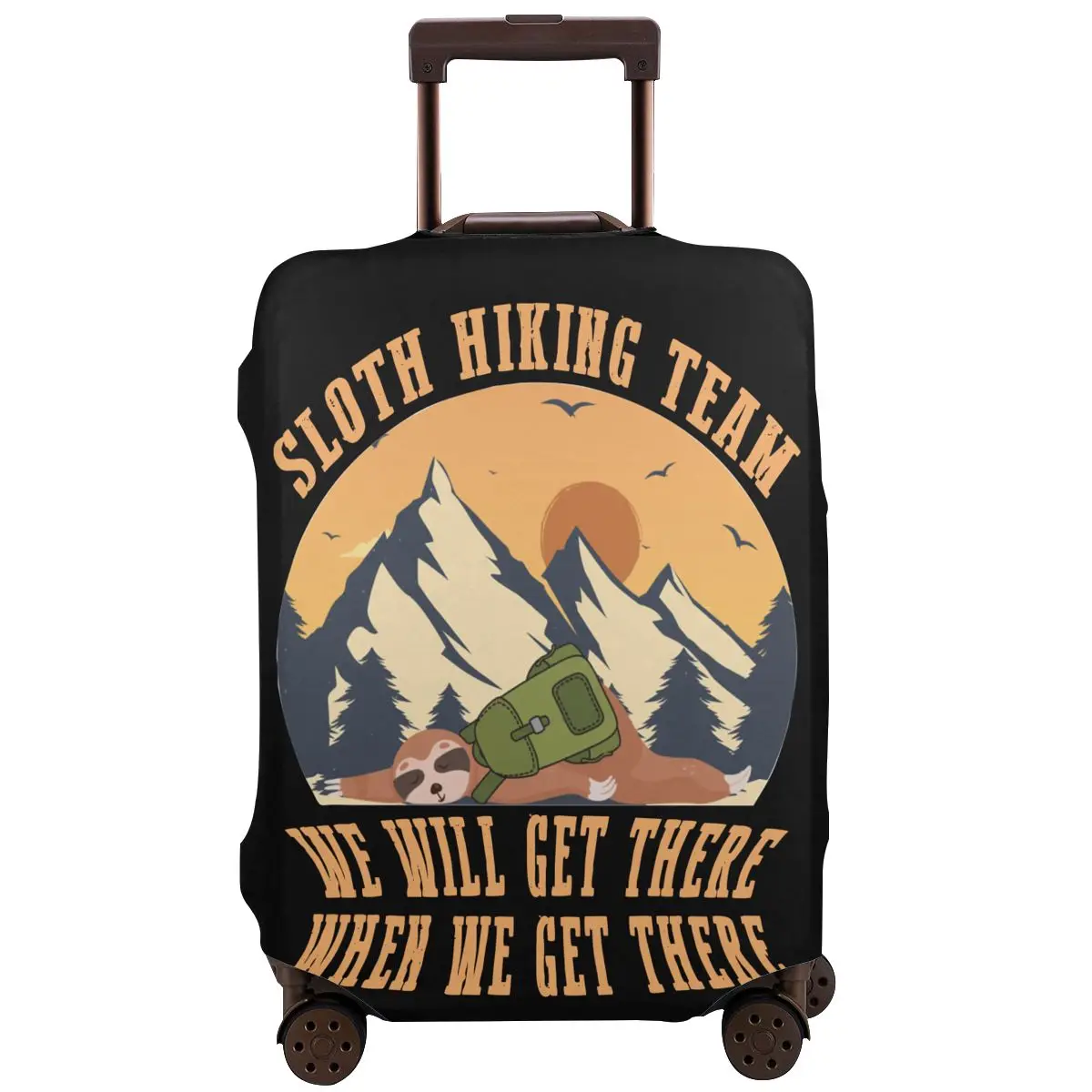 

Sloth Washable Suitcase Luggage Cover Thicken Travel Luggage Protective Case Zipper Cover Protector Baggage For 18''-32''