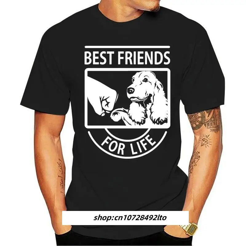 

Kaus Pria Merek Kaus Cocker Spaniel лучший друг Kaus Katun Kaus Fashion Musim Panas Pria Ukuran Eropa