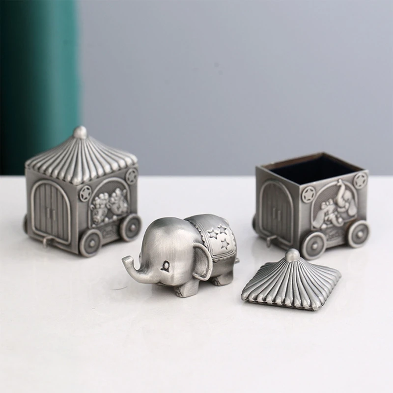 

Creative Baby Tooth Fairy Box for Lost Tooth Boys Baby Shower & Birthday Gift Beautiful Tooth Holder Metal Organizer